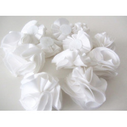 Satinblüten Blume weiß